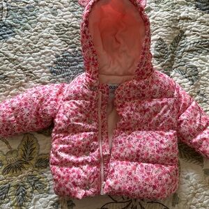 Old Navy Pink Floral Jacket